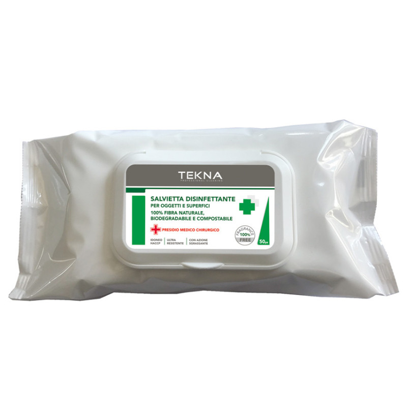 FAZZOLETTINI DISINFETTANTI TEKNA PER SUPERFICI