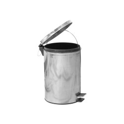 CESTINO RIFIUTI INOX AISI 410 12 litri con pedale